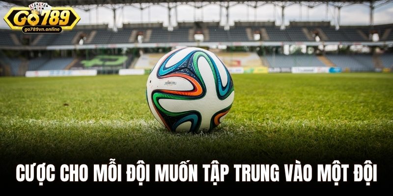 Cược cho mỗi đội phù hợp với những ai muốn tập trung vào một đội